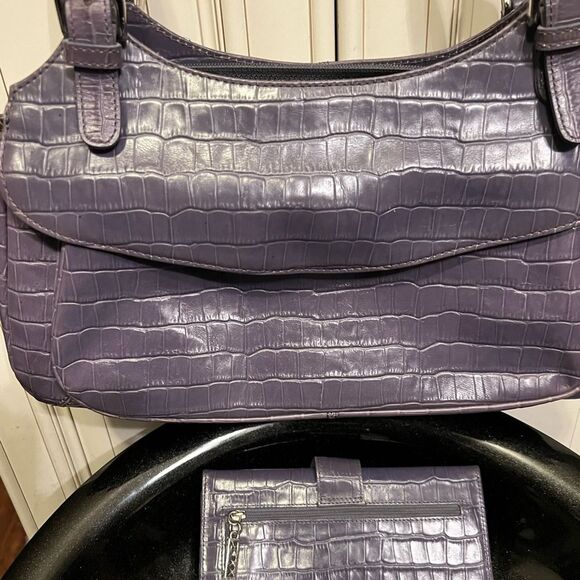 MAXX croc embossed purse and wallet - Picture 1 of 10